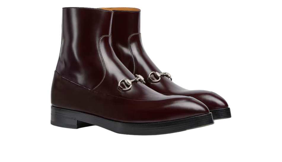 Men's ankle boot with Horsebit