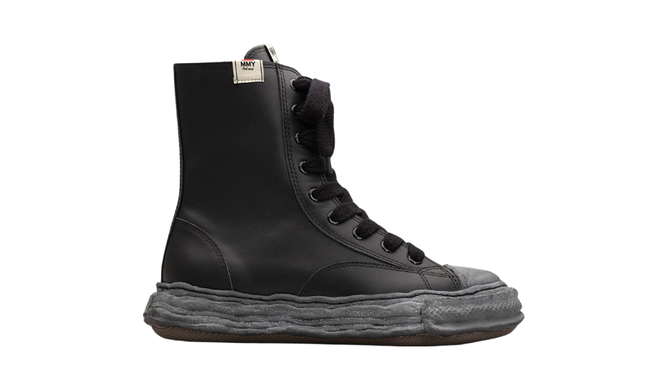 "PETERSON23"OG Sole Leather Extra High-top Sneaker