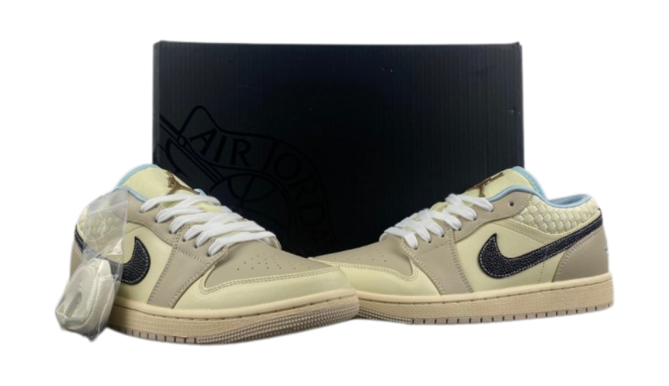 Wmns Air Jordan 1 Low SE 'Sanddrift Glacier Blue'