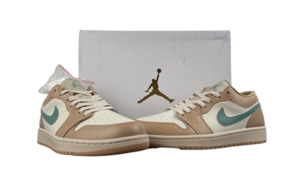 Air Jordan 1 low-top white milk tea