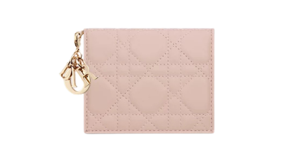 Mini Lady Dior Gardenia Wallet