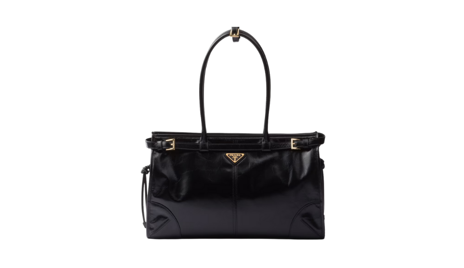 Prada Bonnie large leather handbag
