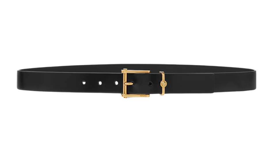 Column Leather Belt 3 cm