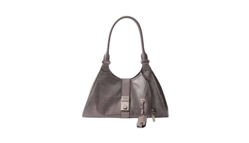 Medium leather tote bag