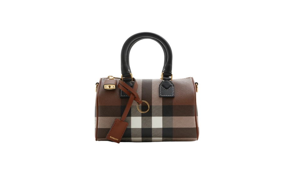 Mini Check Bowling Bag