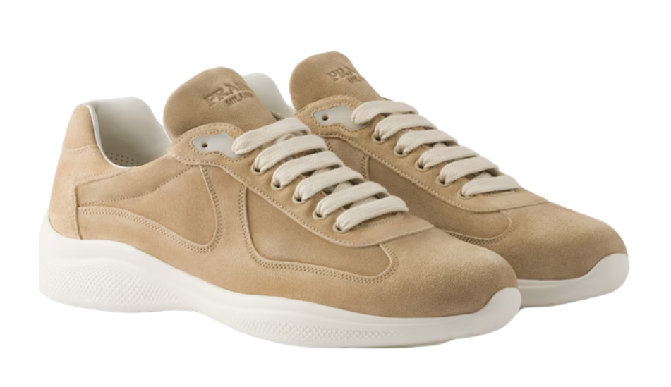 Prada America's Cup suede sneakers