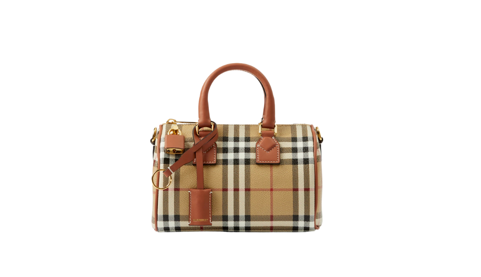 Mini Check Bowling Bag