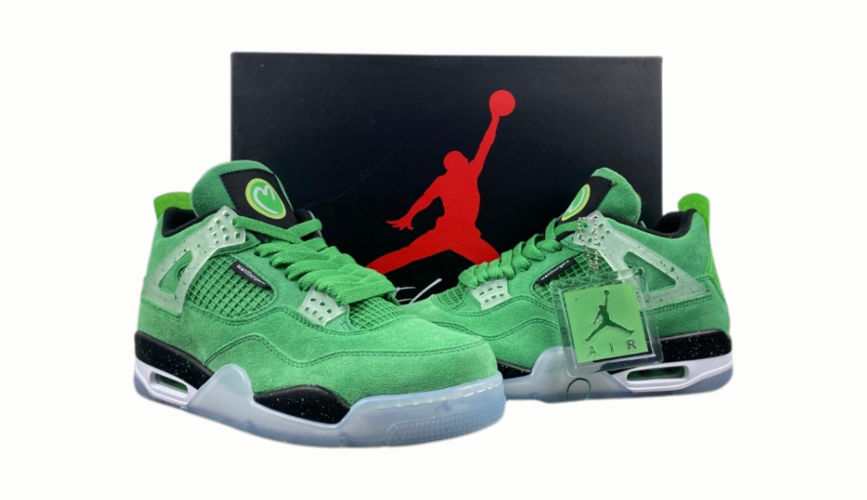 Air Jordan 4 Retro 'UNC' PE Green