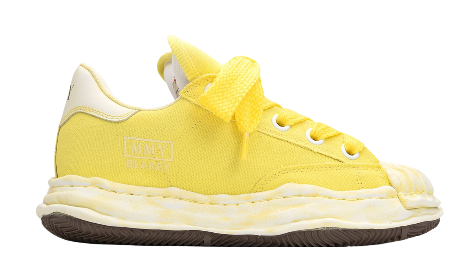 "BLAKEY PUFFER" OG Sole Garment Dyed Canvas Low-top Sneaker