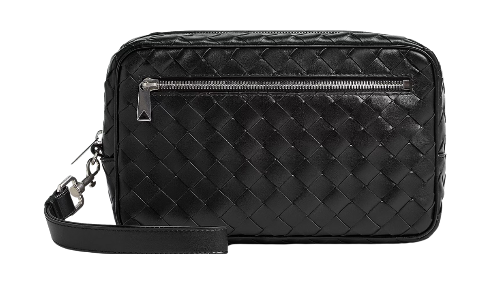 Intrecciato Pouch With Wristlet