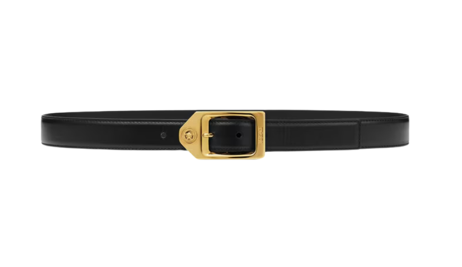 Medusa Biggie Leather Belt 3 cm