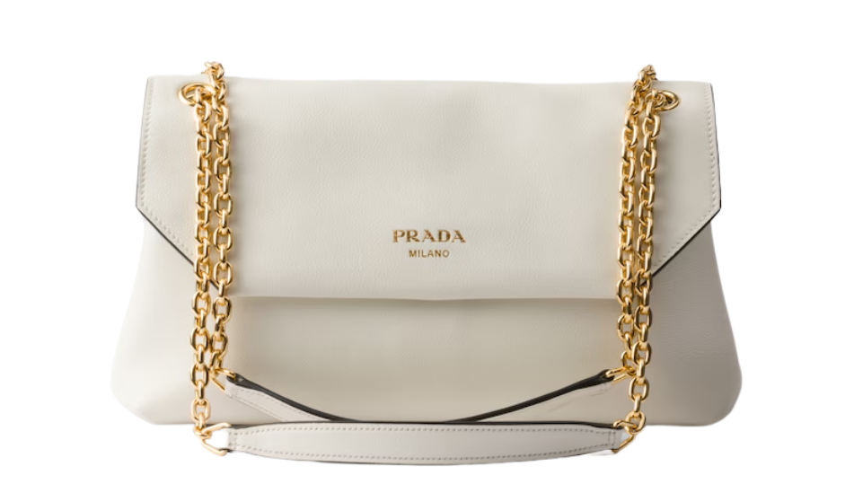 Prada Doux medium leather shoulder bag