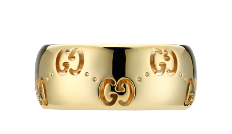 Icon 18k GG wide ring