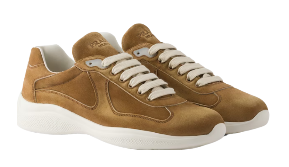 Prada America's Cup suede sneakers