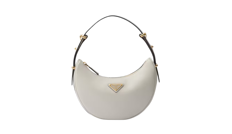 Prada Arqué small leather shoulder bag