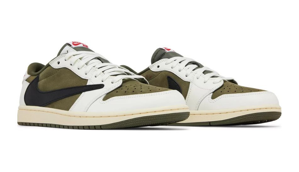 Travis Scott x Air Jordan 1 Retro Low OG SP 'Reverse Olive / Medium Olive'