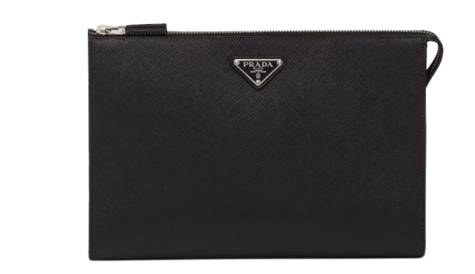 Saffiano leather men's bag