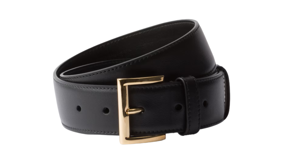 Leather belt