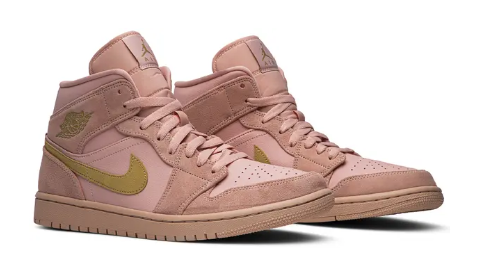 Air Jordan 1 Mid 'Coral Gold'