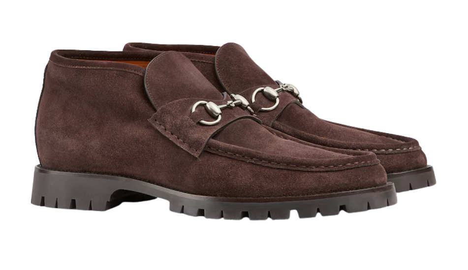 Men's ankle boot with Horsebit