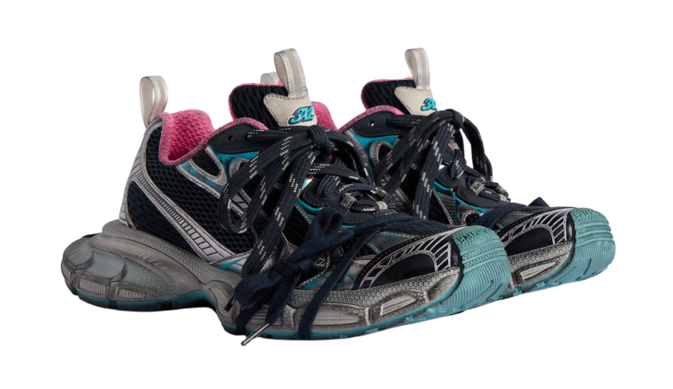 Women's 3xl Sneaker in Grey/blue/pink