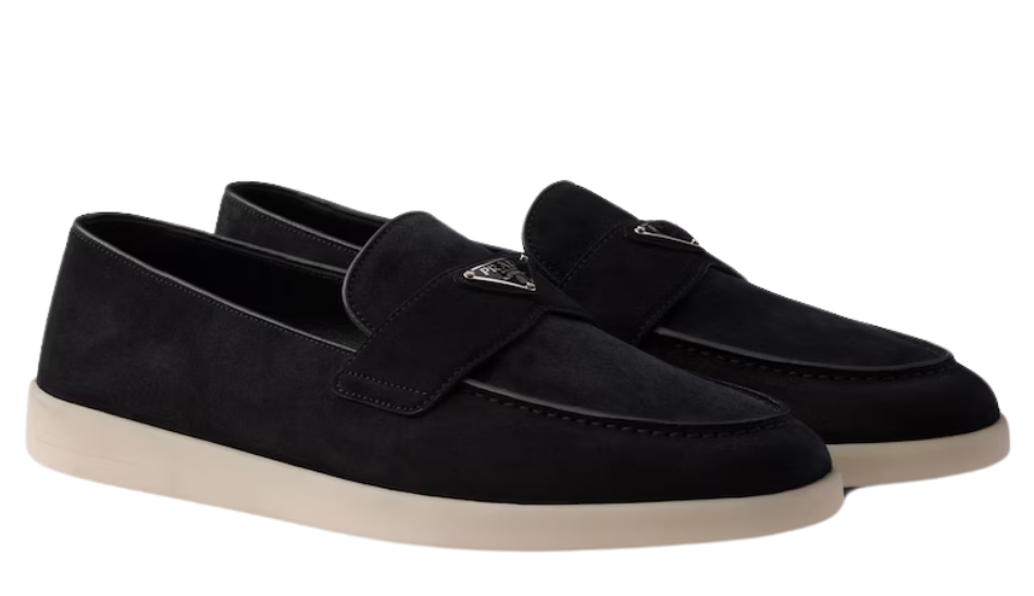 Suede loafers