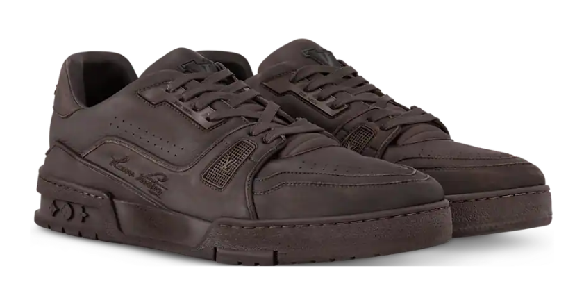 LV Trainer Distressed Sneaker