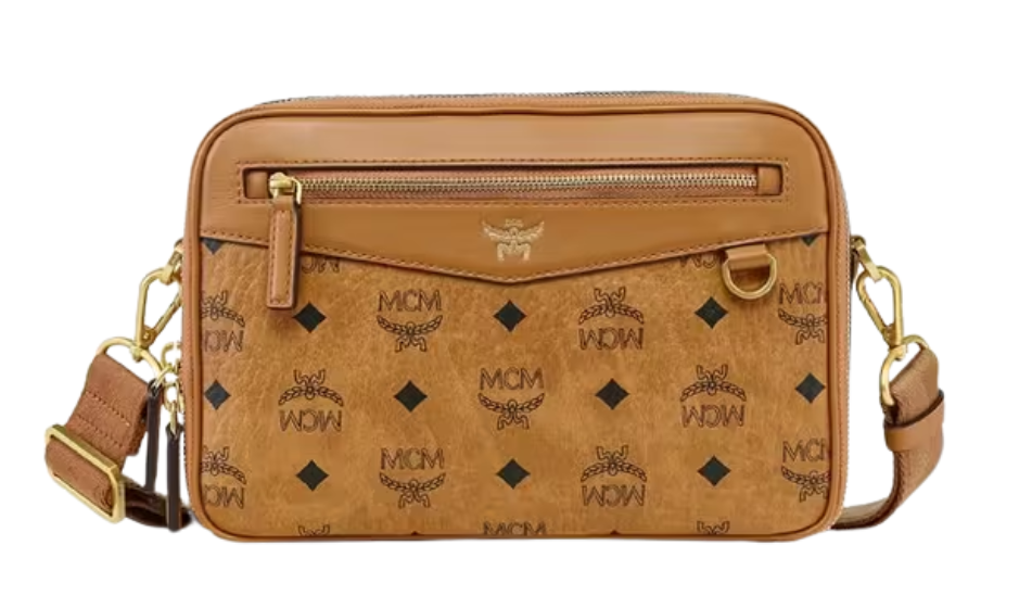 Diamond Camera Bag in Visetos