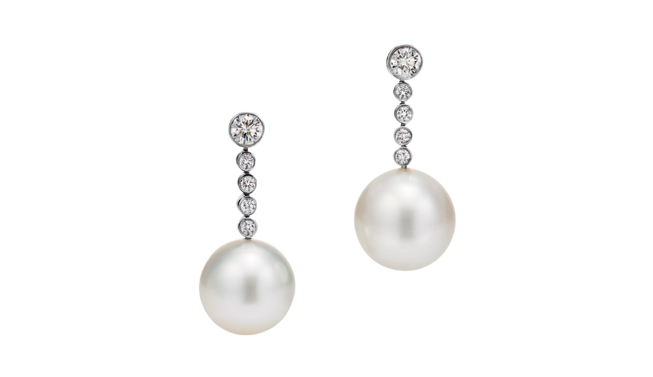 Tiffany Jazz South Sea Pearl Earrings