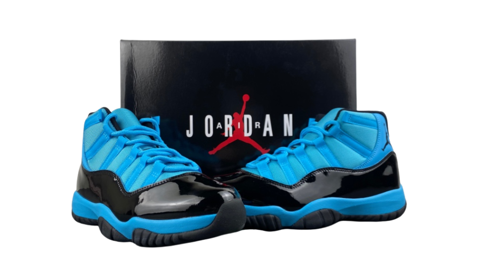 Air Jordan 11 black and blue