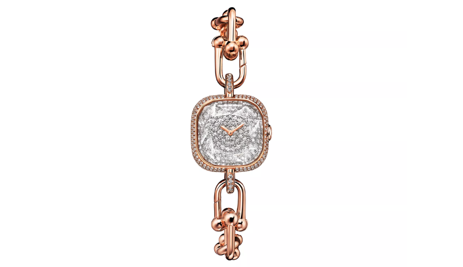 Tiffany HardWear Watch with Pavé Diamonds