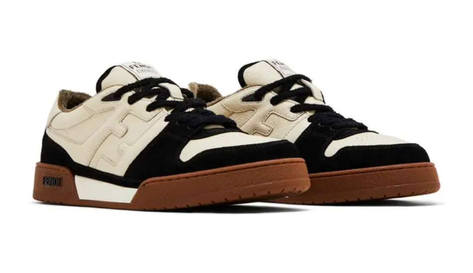 Fendi Wmns FF Mixed Leather Low