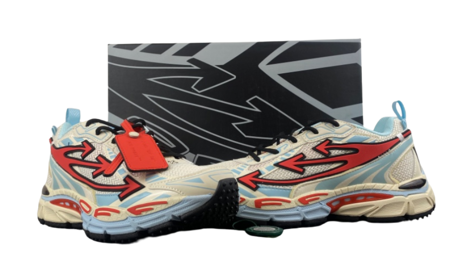 Off-White Be Right Back Arrow mesh sneakers