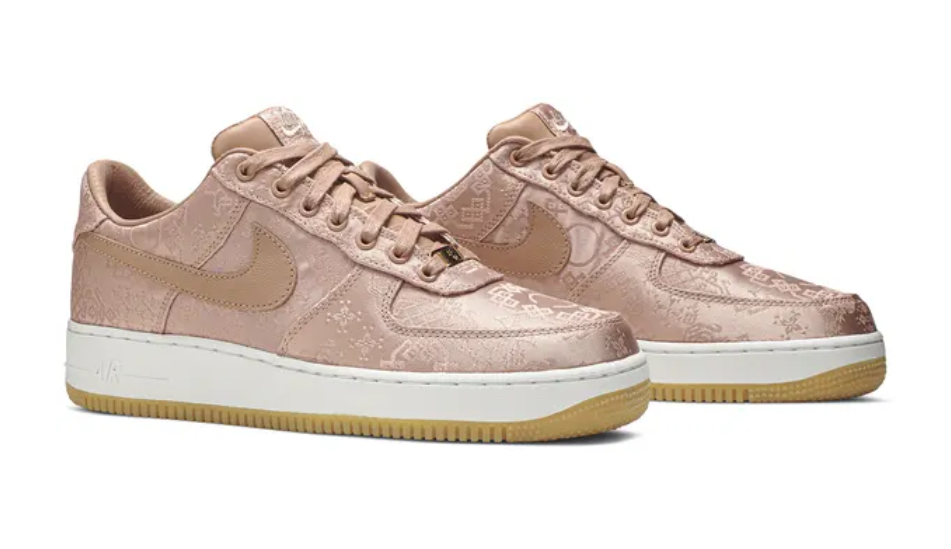CLOT x Nike Air Force 1 Low Premium 'Rose Gold Silk'