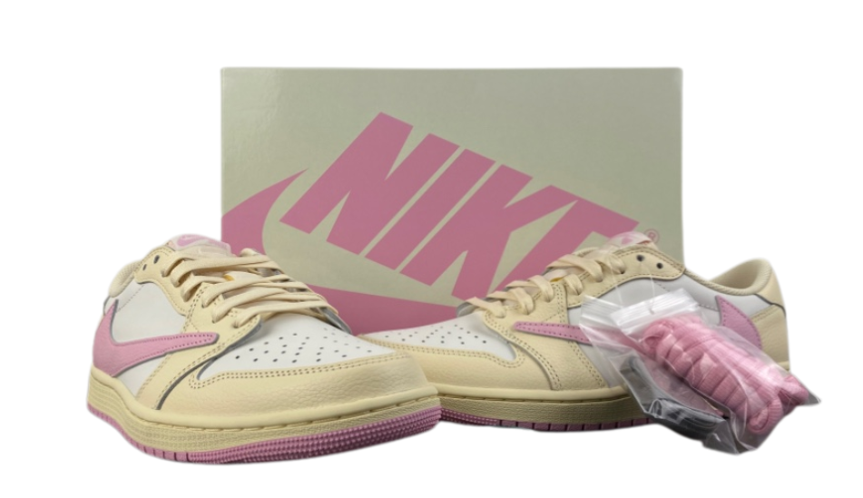 Travis Scott x Air Jordan 1 Retro Low OG 'Muslin Pink'