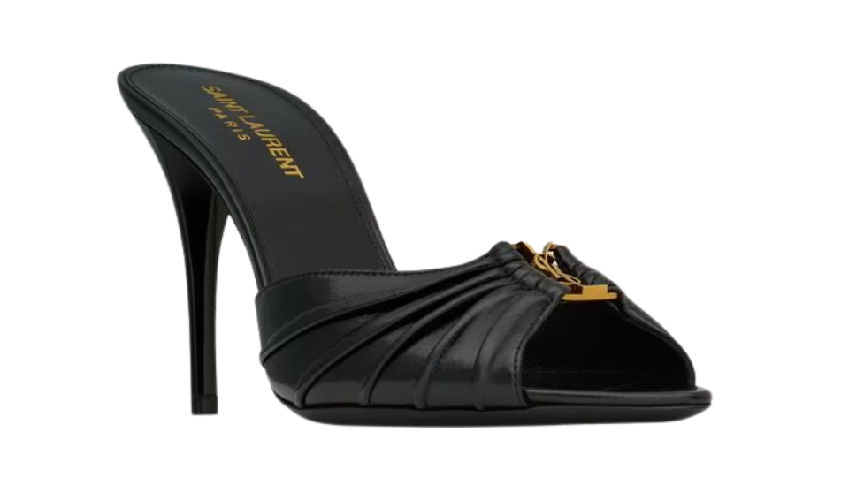 BABYLONE mules in smooth leather