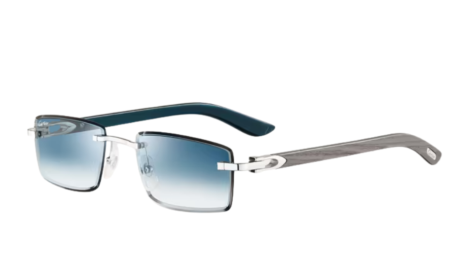 Sunglasses with Elongated C de Cartier motif