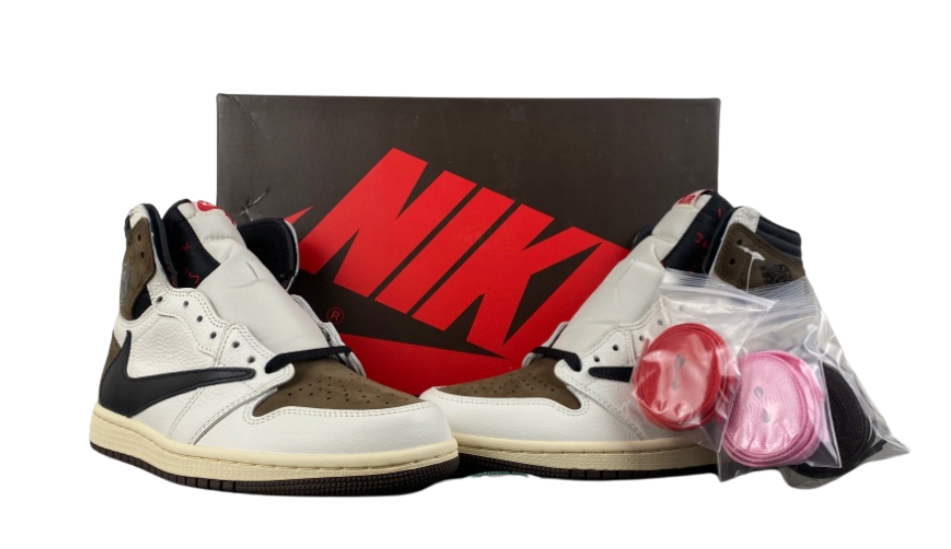 Travis Scott X Nike Air Jordan 1 Reverse Swoosh Basketball