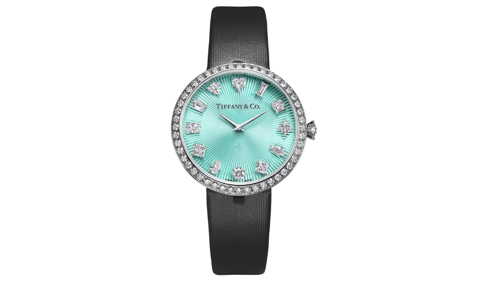 Tiffany Eternity 32 mm Round Watch in Rose Gold with Diamonds