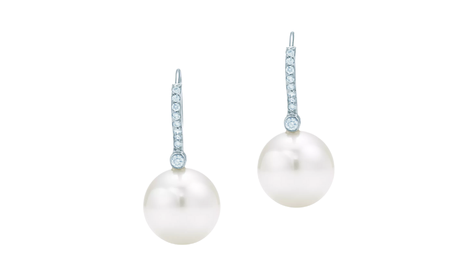 Tiffany South Sea Noble Pearl Earrings