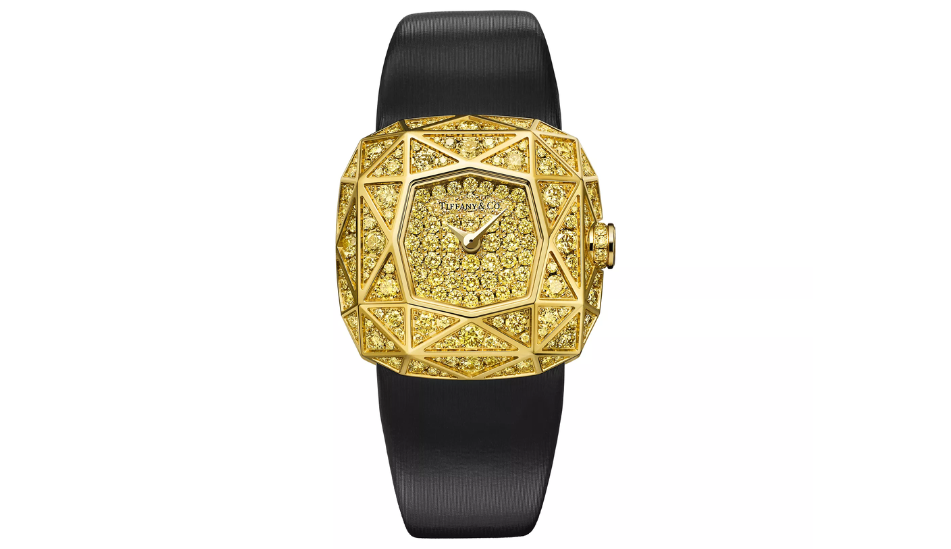 Carat 128 Facet Watch in Yellow Gold with Yellow Diamonds