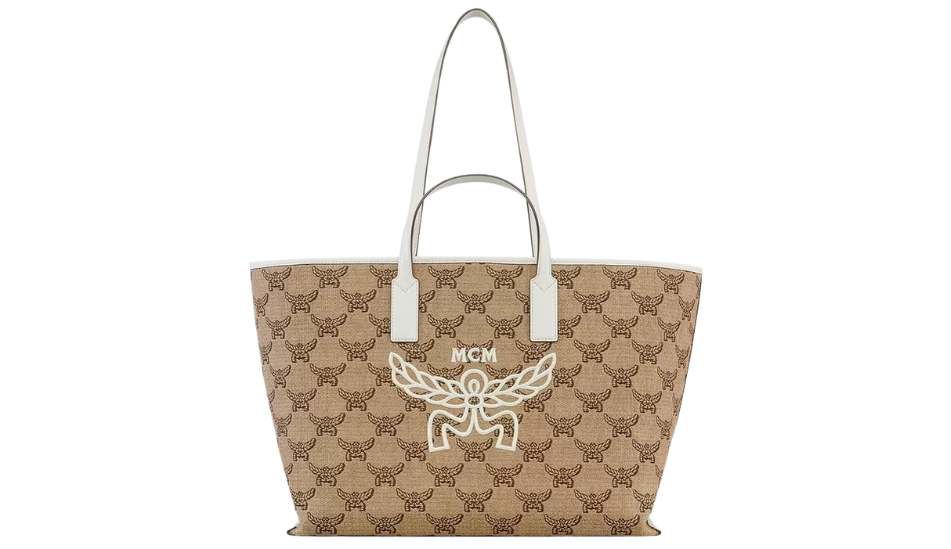 Himmel Shopper in Lauretos Raffia Jacquard
