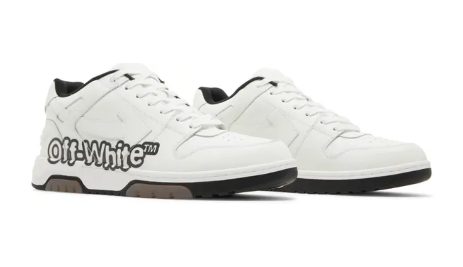 Off-White Out of Office Low 'Logo Print - White Black'