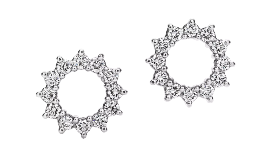 Open Circle Earrings