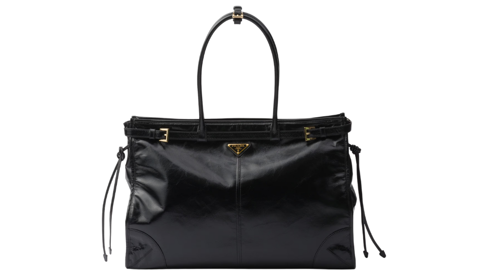 Prada Bonnie extra large leather handbag