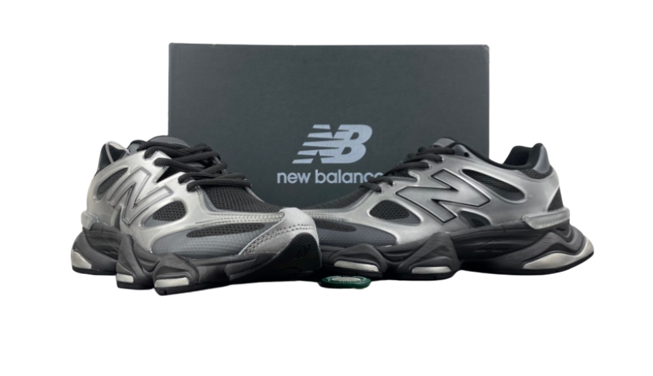 New Balance’s Futuristic 9060 X Goes Black And Silver