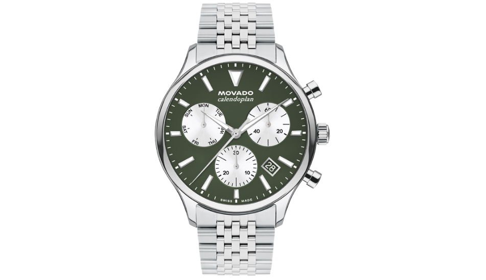 43mm Movado Heritage Calendoplan