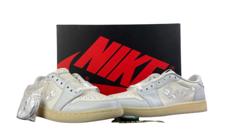 Air Jordan 1 Retro Low OG 'Rabbit Floral Swoosh'