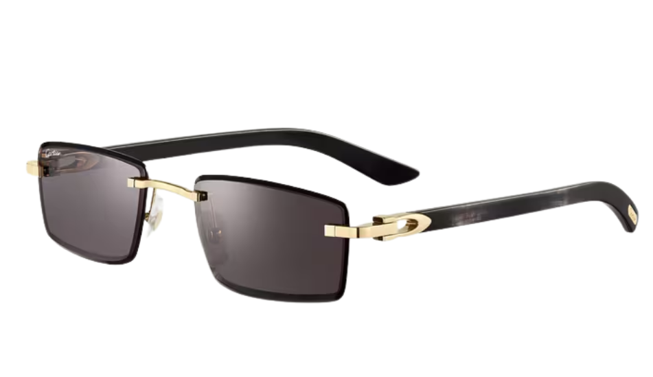 Sunglasses with Elongated C de Cartier motif