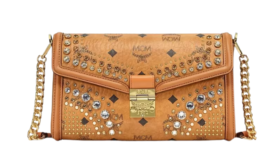 Tracy Crossbody in Crystal Visetos